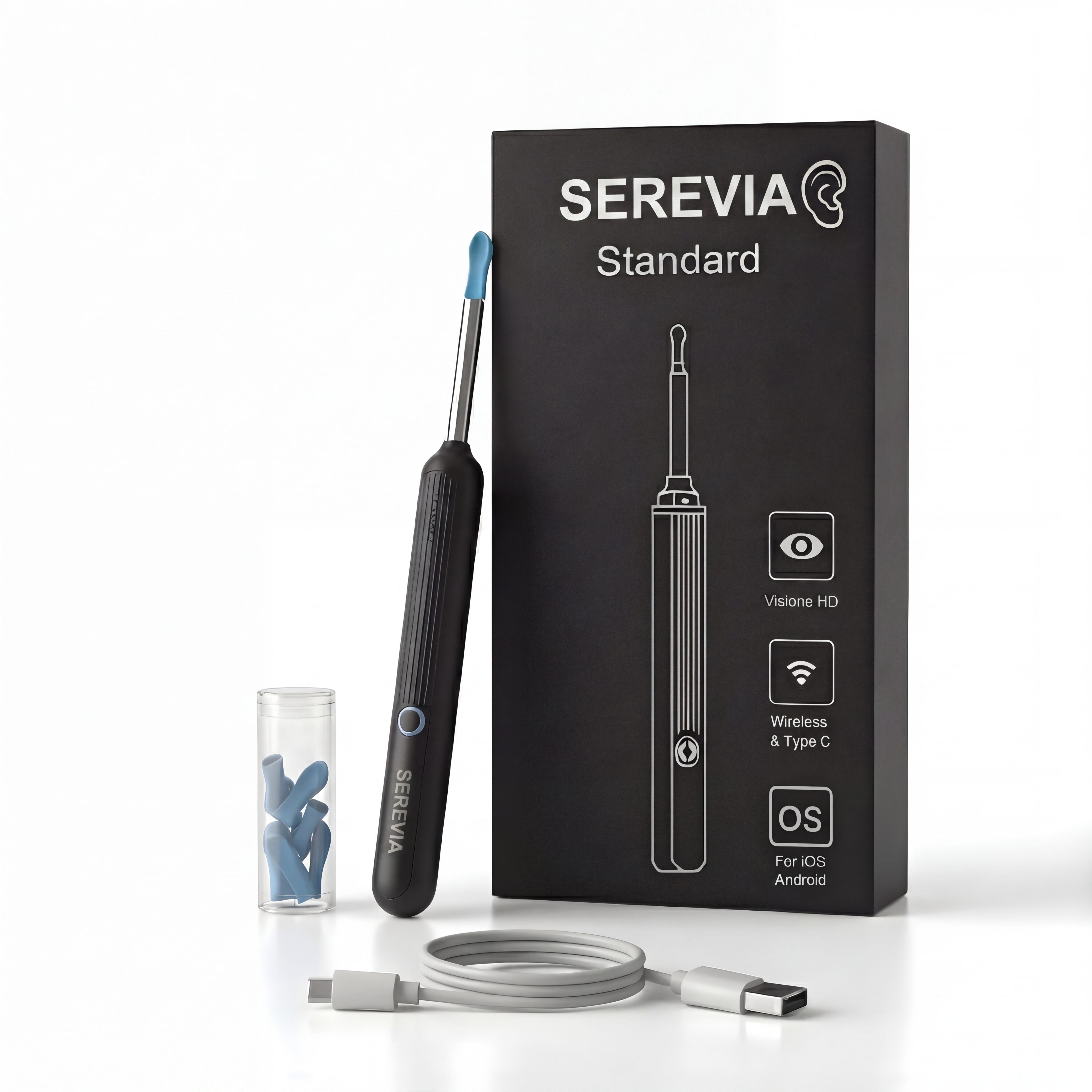 Serevia™ – Pulizia auricolare slim con tecnologia avanzata